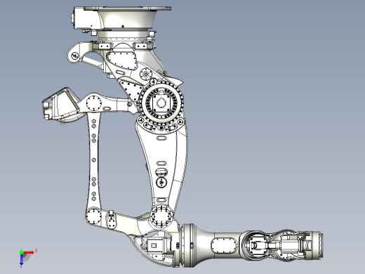 那智机器人nachi mc600 6axis industrial robot俯视缩略图