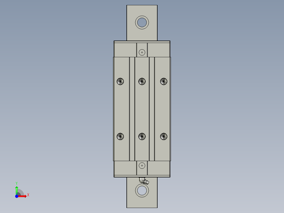 台湾腾展 全系列导轨3D库Linear Guideway前视图