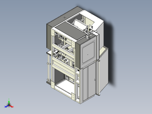 产品包装机设计图纸3D模型