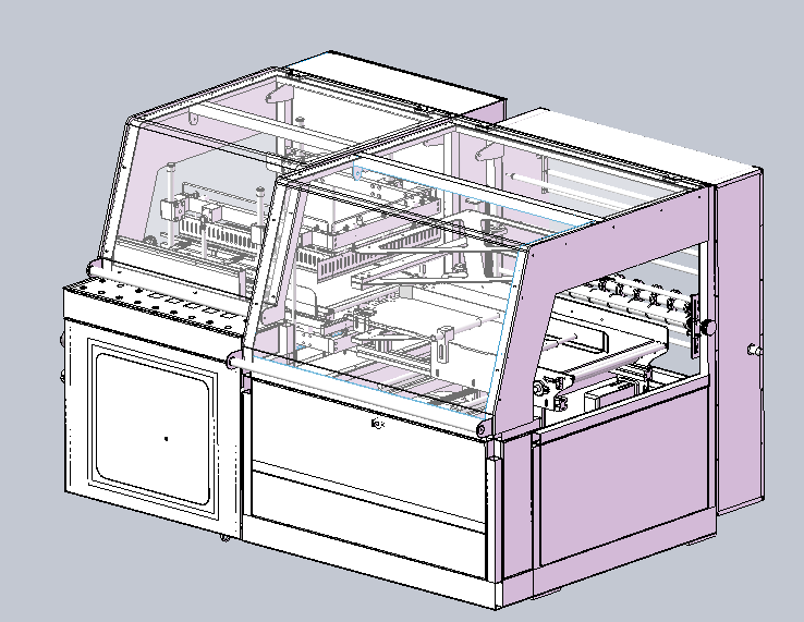 产品包装机设计图纸3D模型