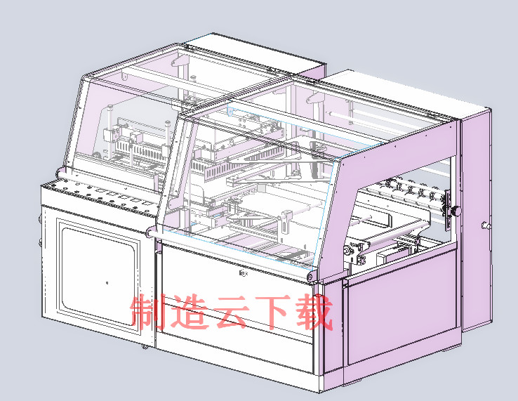 产品包装机设计图纸3D模型