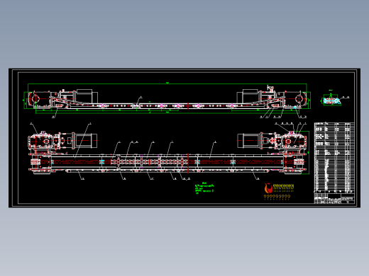 SGZ630-220刮板输送机详图