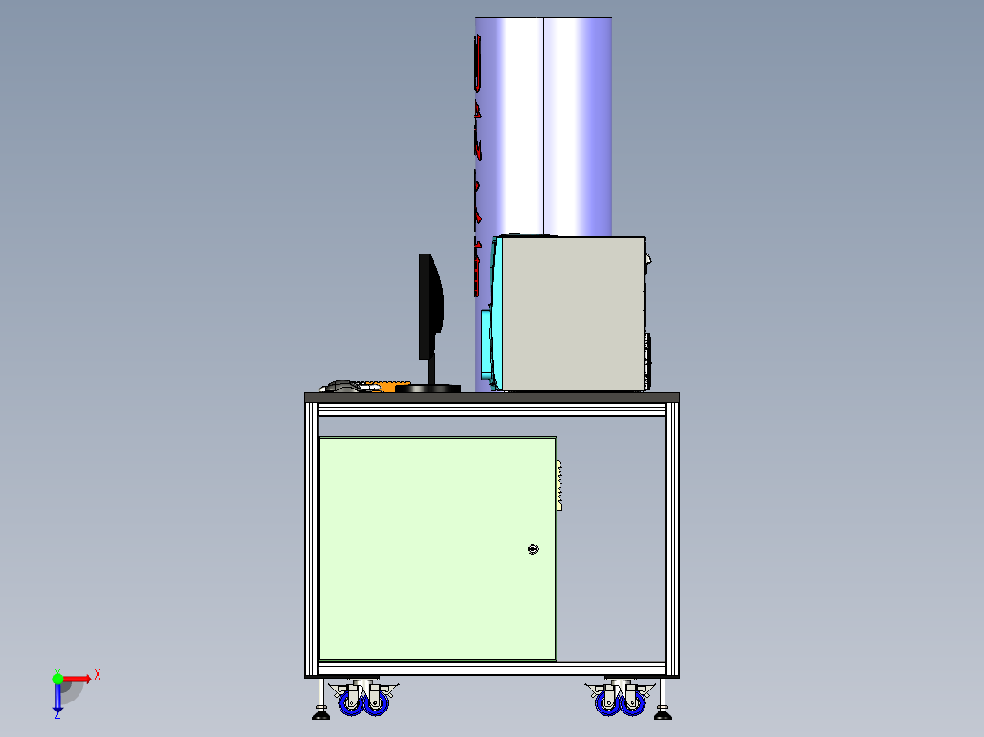 接近传感器绝缘阻搞测试设备俯视图