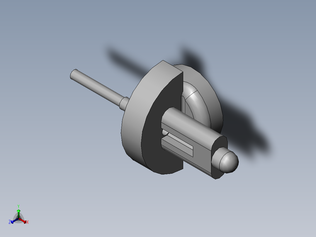 警戒炮正等轴测图