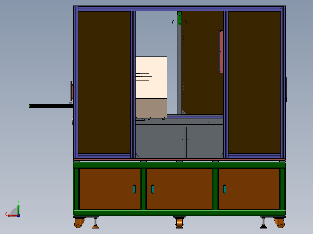 自动ACF压合设备后视图