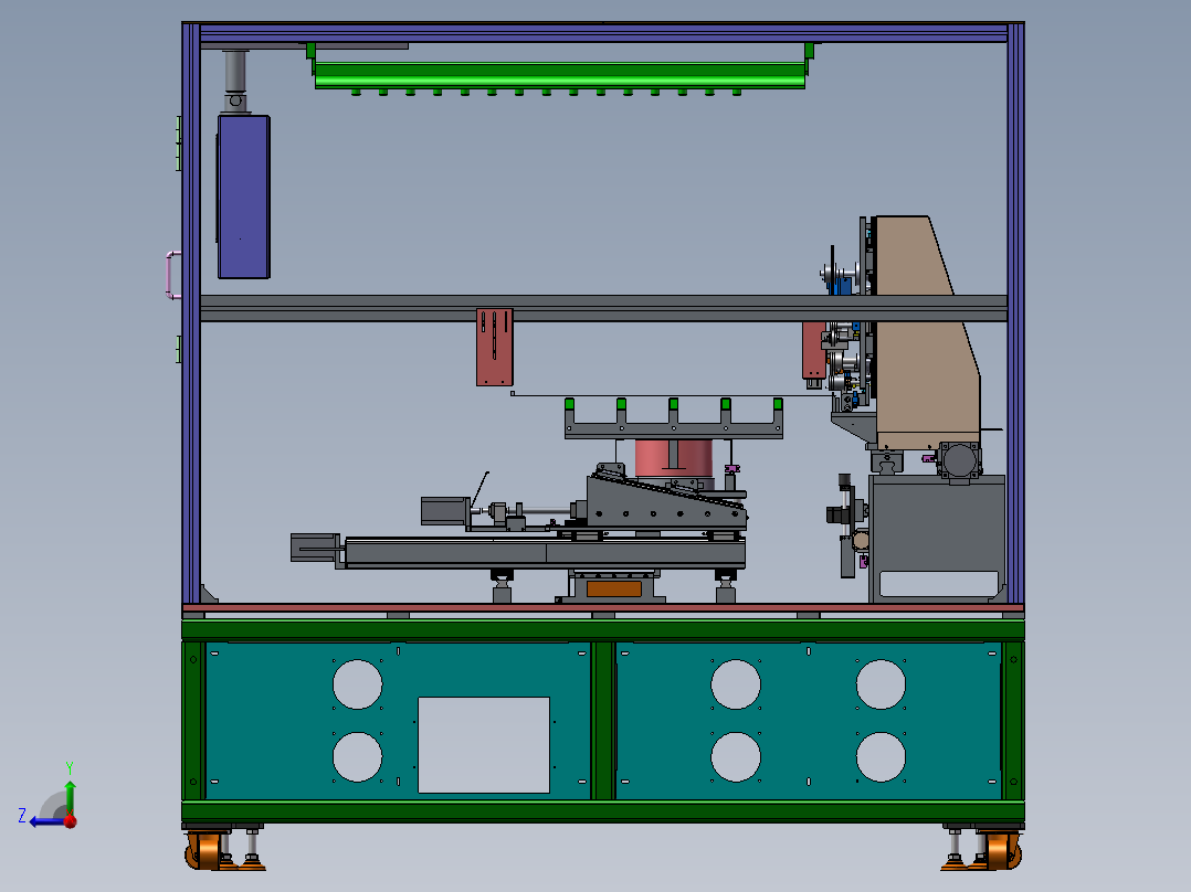 自动ACF压合设备右视图