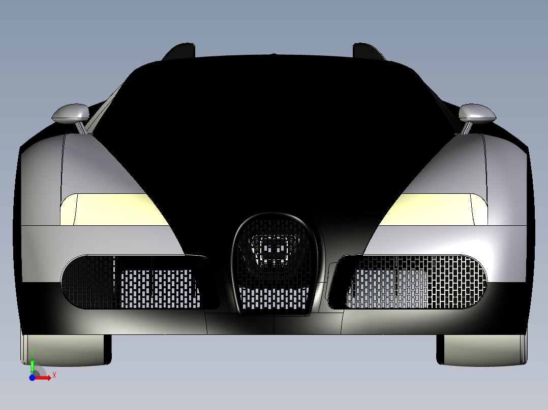 布加迪·威龙 (1)前视图