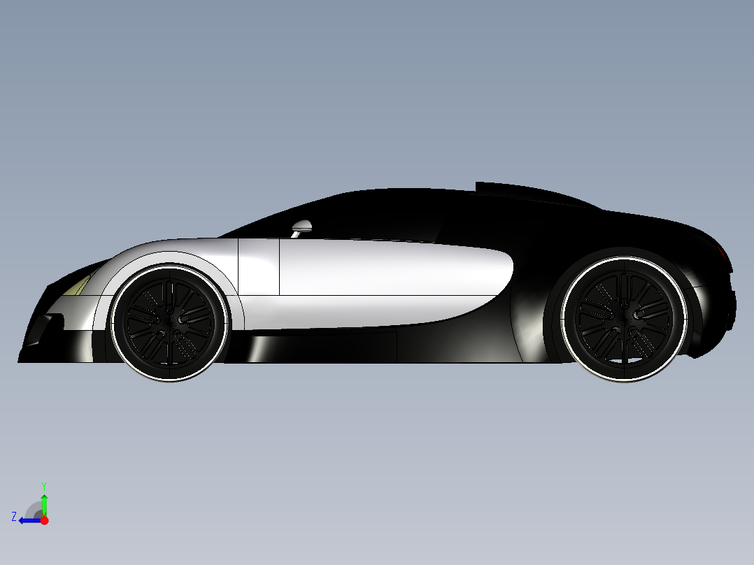 布加迪·威龙 (1)右视图