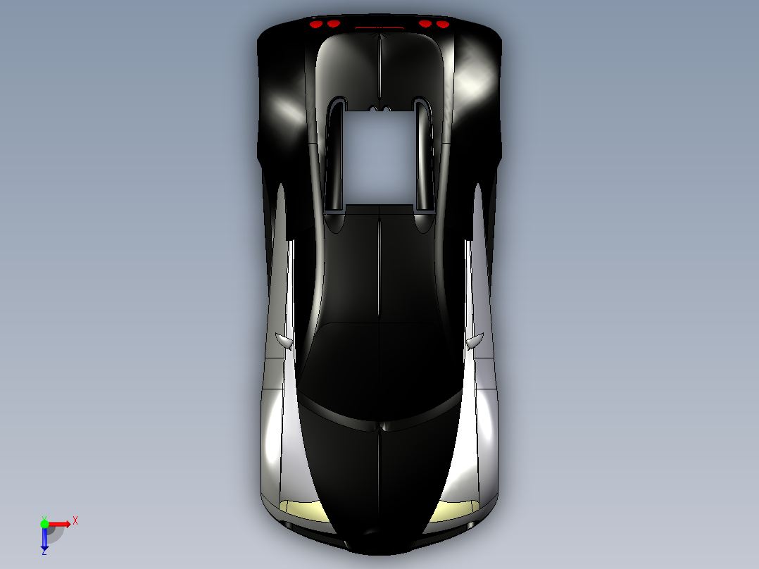 布加迪·威龙 (1)俯视图