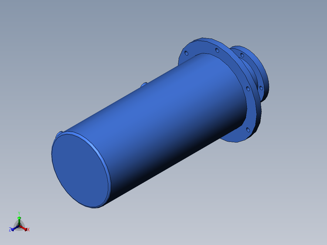 零件2正等轴测图