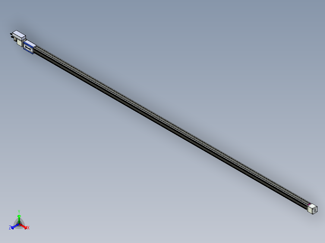 威洛博LB.GB同步带传动--欧规系列GB8-L96-S5300-BR-P40主视图