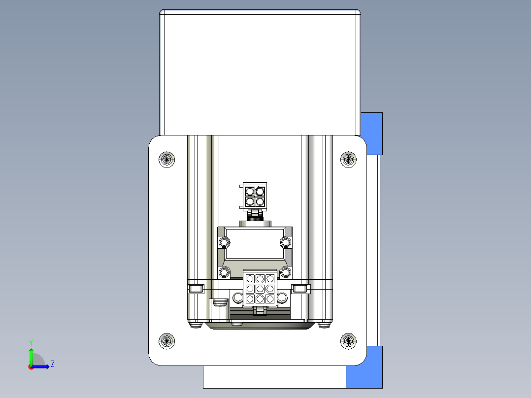威洛博LB.GB同步带传动--欧规系列GB8-L96-S5300-BR-P40左视图