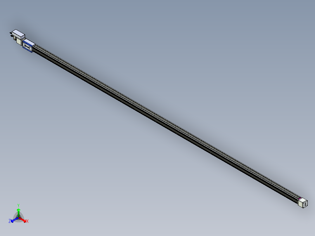 威洛博LB.GB同步带传动--欧规系列GB8-L96-S5300-BR-P40正等轴测图