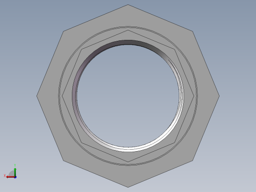 活接-等径内丝直通 DN32后视缩略图