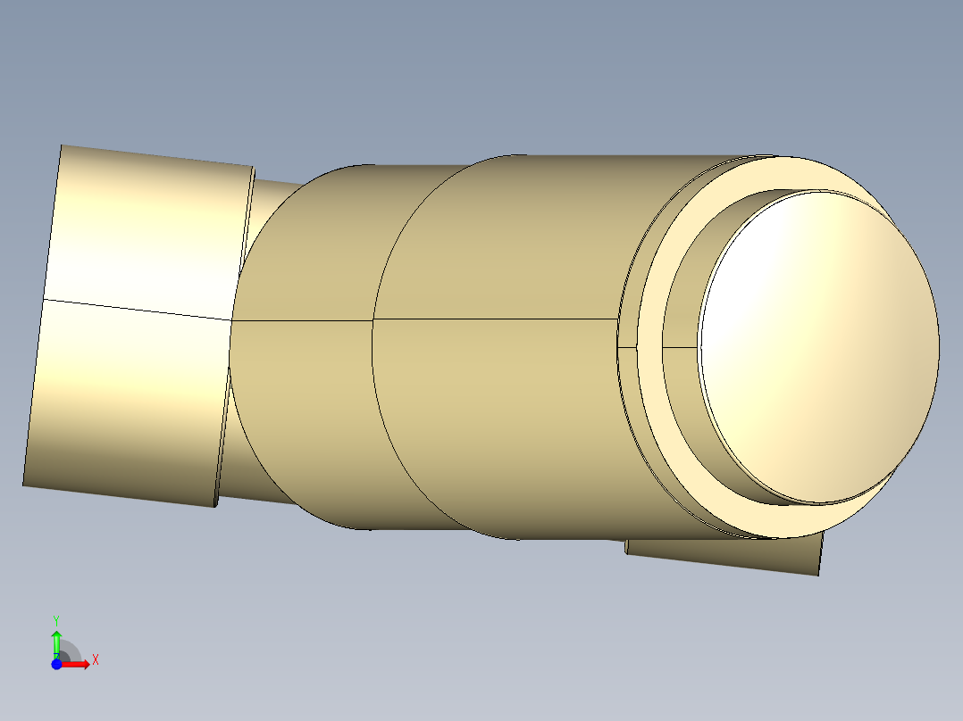 1VRIM 插座焊接用阴端止回阀，公制系列前视图