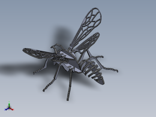 激光下料拼图蚂蚁AutoCAD, SOLIDWORKS 2016正等轴测缩略图