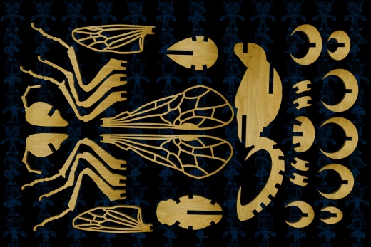 激光下料拼图蚂蚁AutoCAD, SOLIDWORKS 2016缩略图