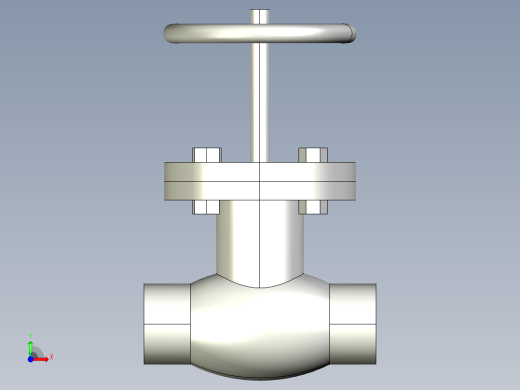 阀门模型globe_valve_(asme_b16.34)_bw_-150-2500前视缩略图