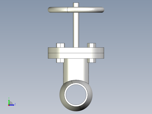 阀门模型globe_valve_(asme_b16.34)_bw_-150-2500左视缩略图