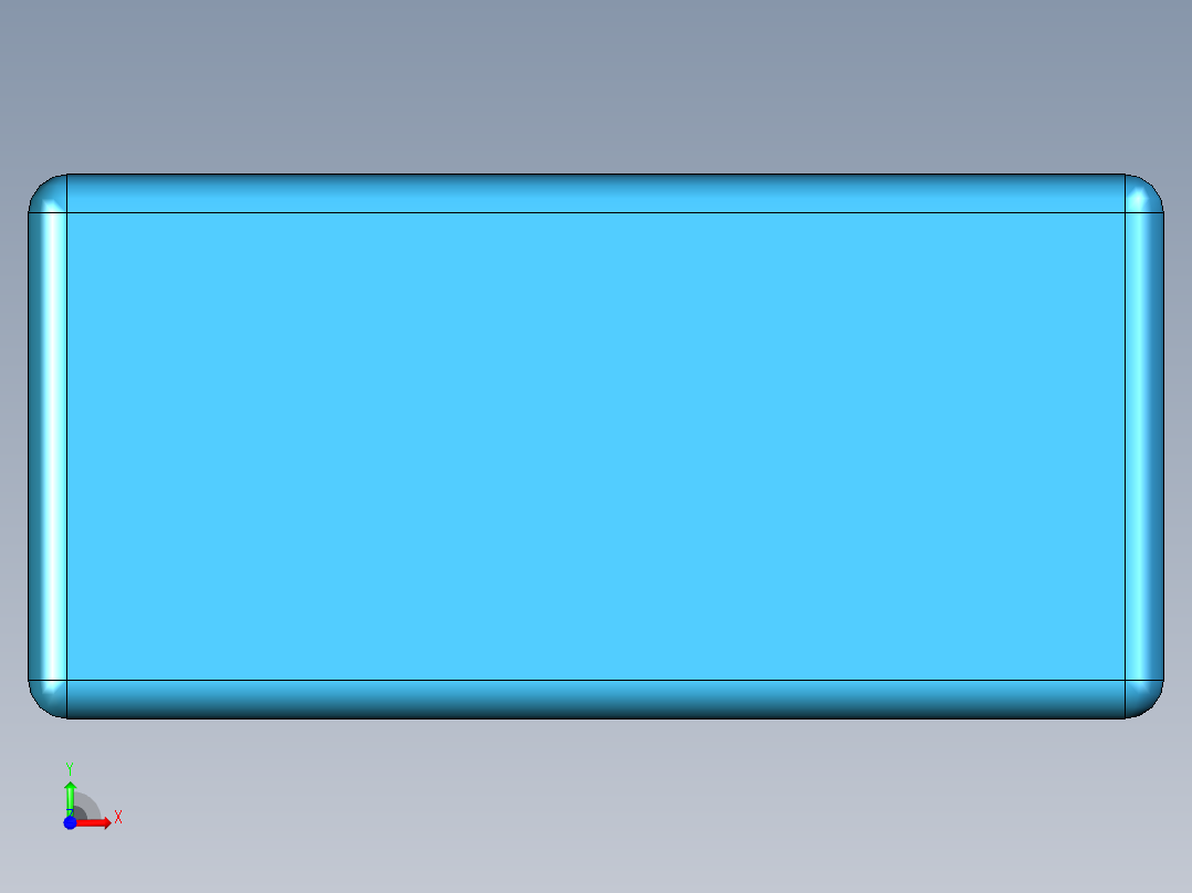 无源元件封装-CAP_BOX_7.3x3.5x8_BL前视图