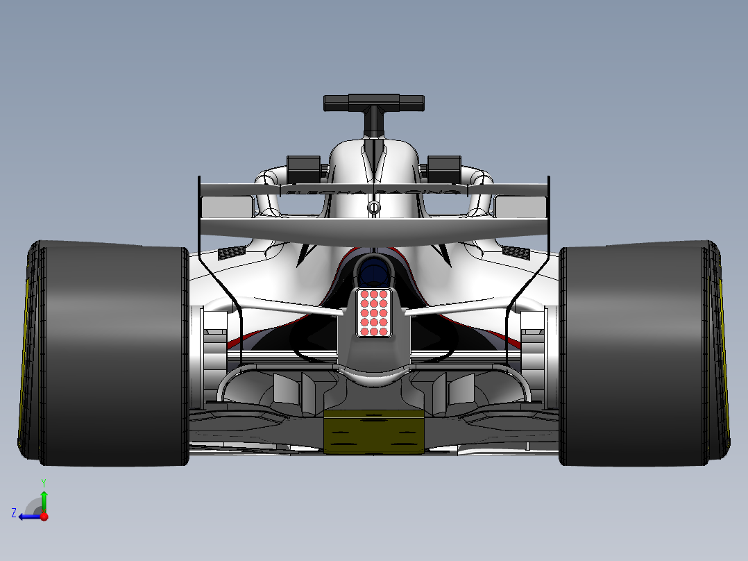 一级方程式赛车右视图