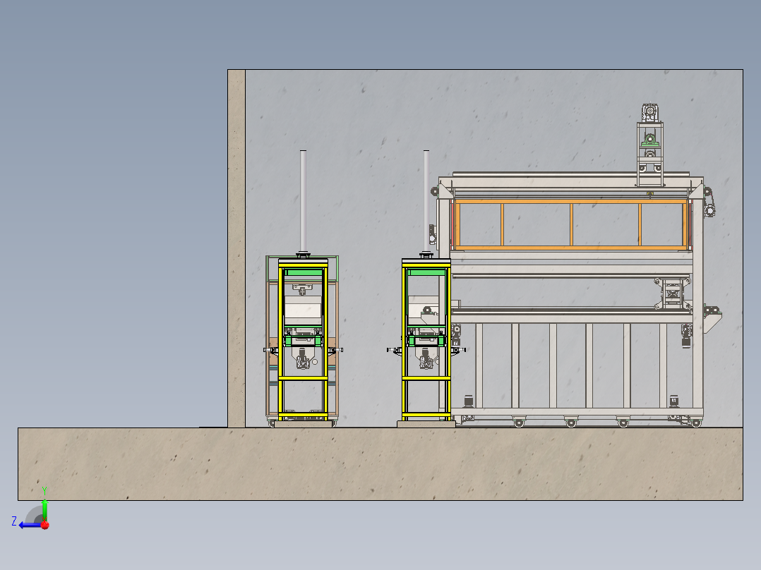 10T重型翻转车右视图