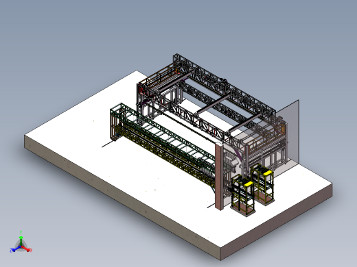 10T重型翻转车正等轴测缩略图