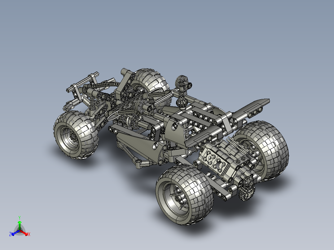 越野车造型三维图纸
