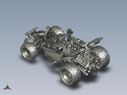 越野车造型三维图纸