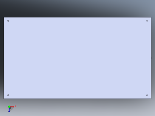 二门更衣柜俯视缩略图