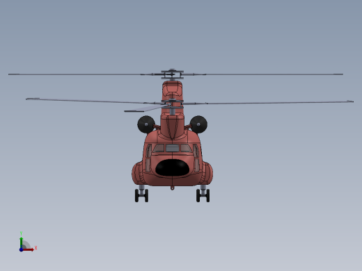 8波音 CH-47 支奴干---格式为：STP前视缩略图