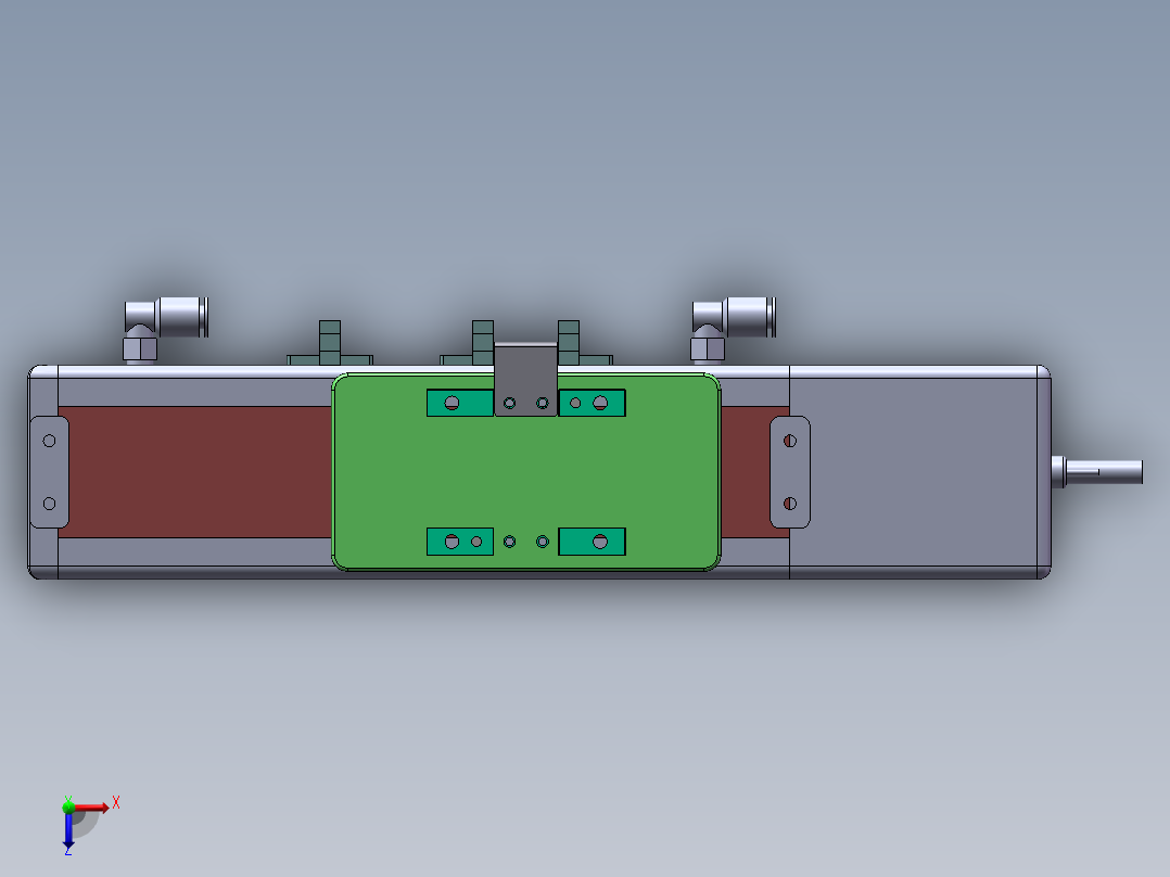MCB同步带全封闭MCB6-BM-100W俯视图