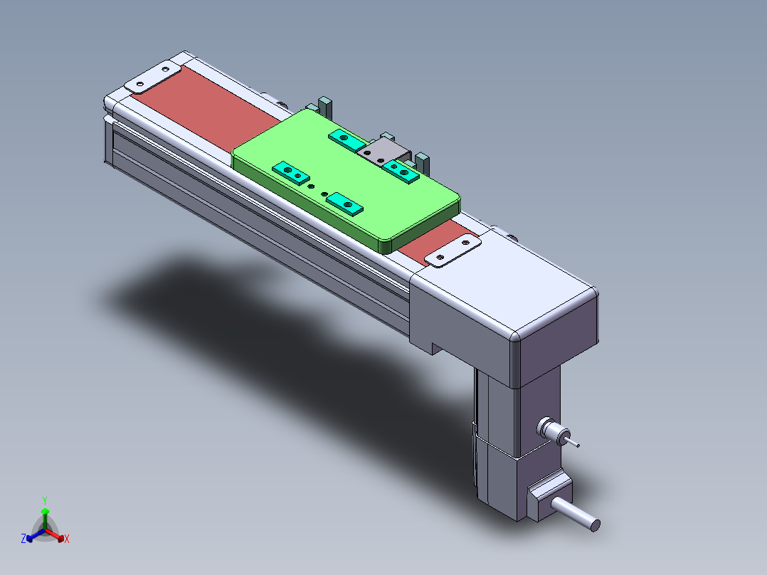 MCB同步带全封闭MCB6-BM-100W正等轴测图