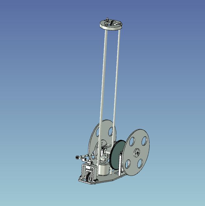 无碳小车(走S型道路) 机械设备 3D模型图纸 设计素材