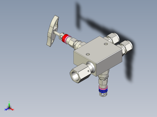 2阀门歧管(3)正等轴测缩略图