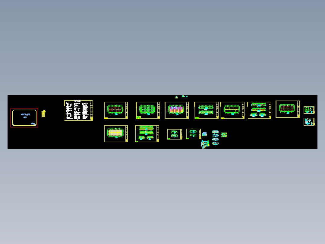 江苏常州钢结构方案CAD图