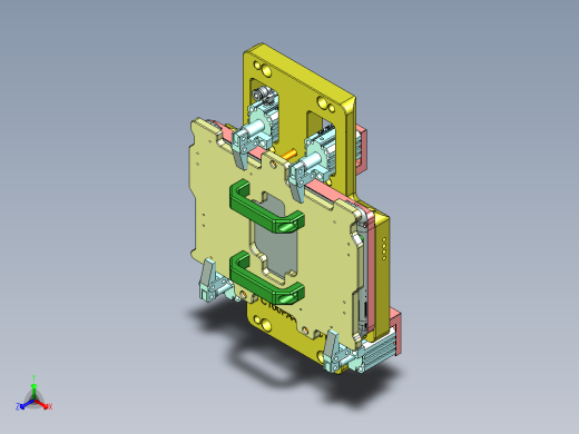 C100PA-D-笔记本CNC工装夹具三维模型CNC1-20150505
