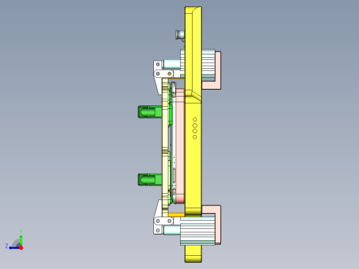 C100PA-D-笔记本CNC工装夹具三维模型CNC1-20150505右视缩略图