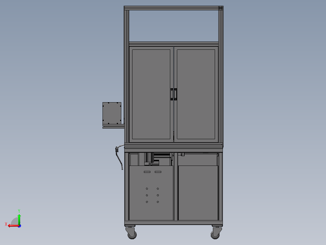 油管接头自动组装机sw18可编辑后视图