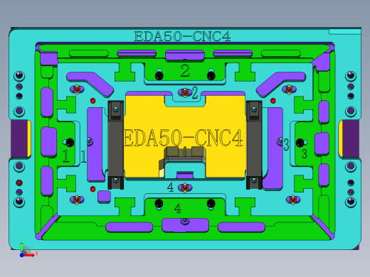 EDA50-笔记本CNC工装夹具三维模型CNC4-190115前视缩略图