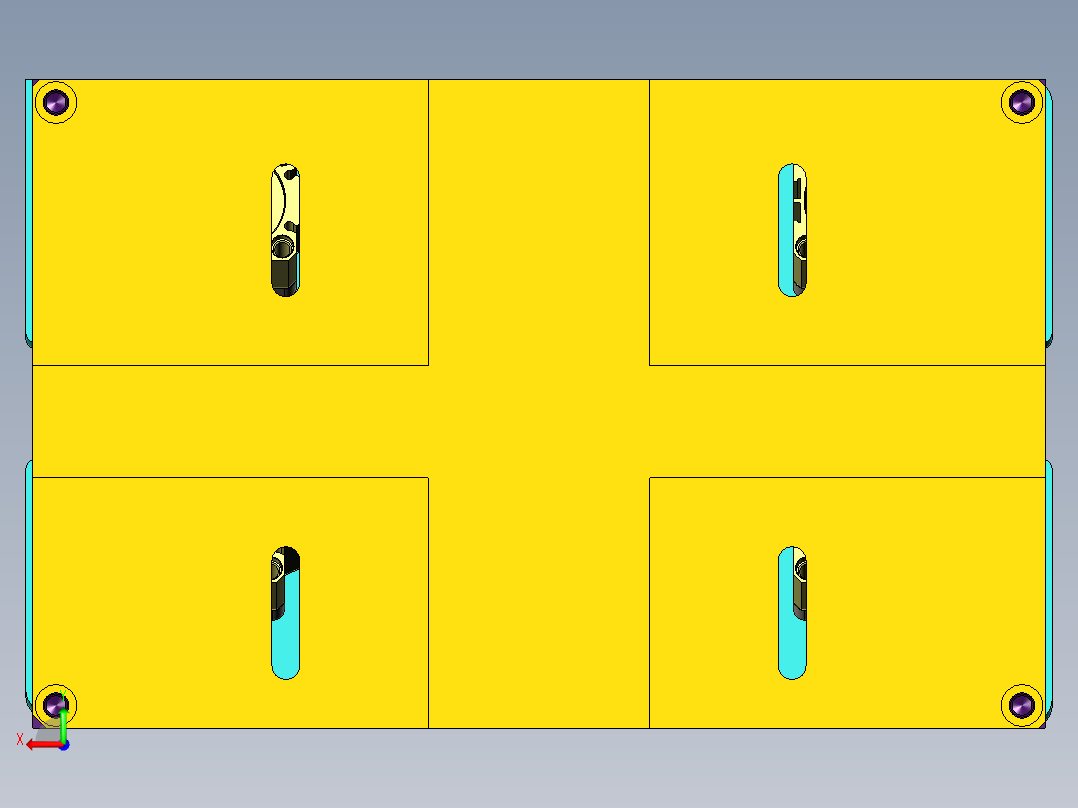 EDA50-笔记本CNC工装夹具三维模型CNC4-190115后视图