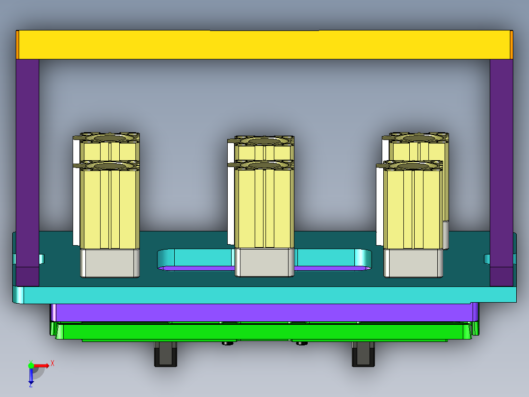 EDA50-笔记本CNC工装夹具三维模型CNC4-190115俯视图