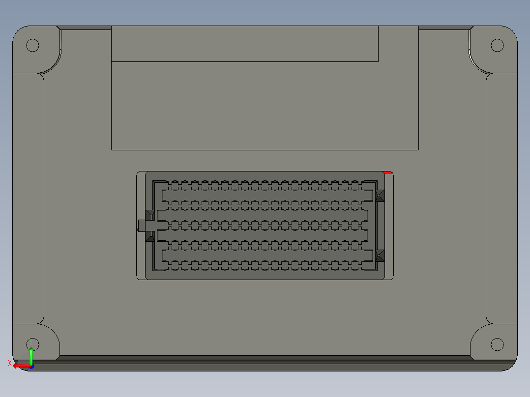 路由器核心模块后视图