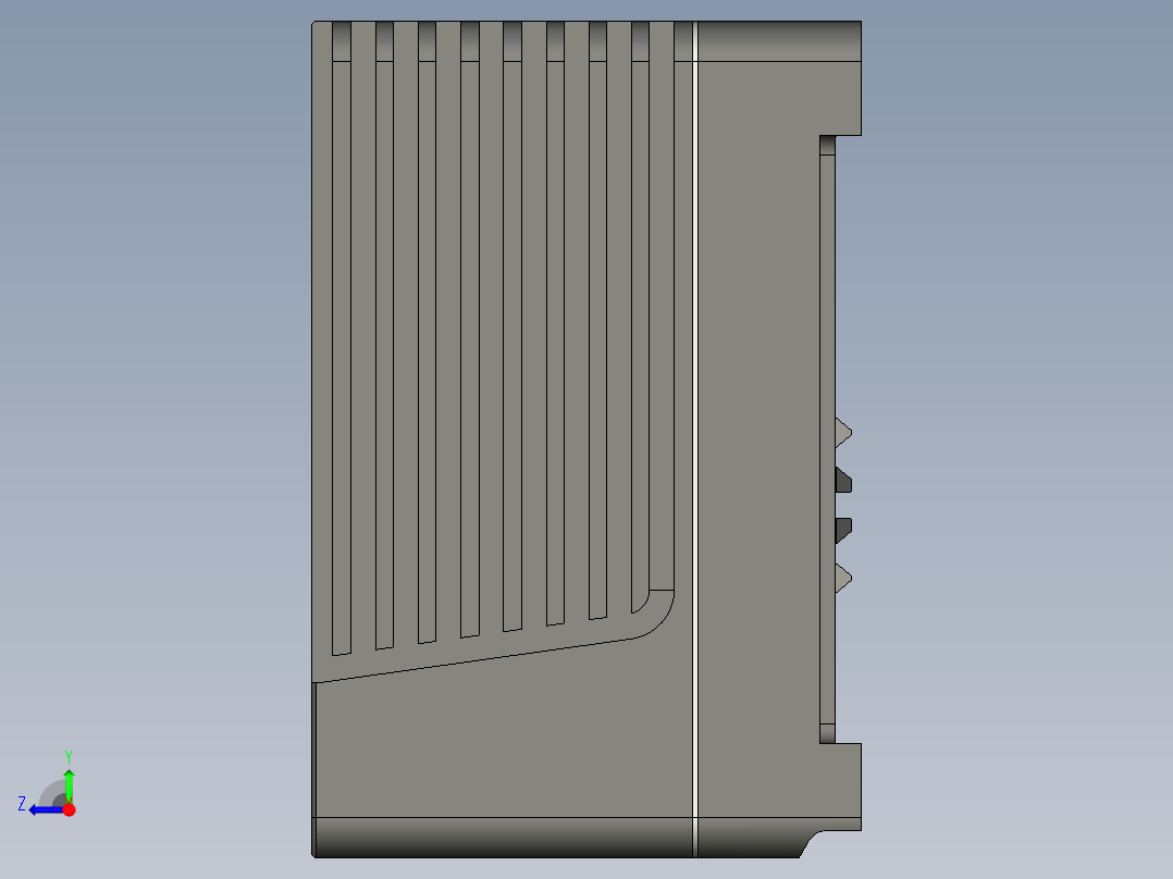 路由器核心模块右视图