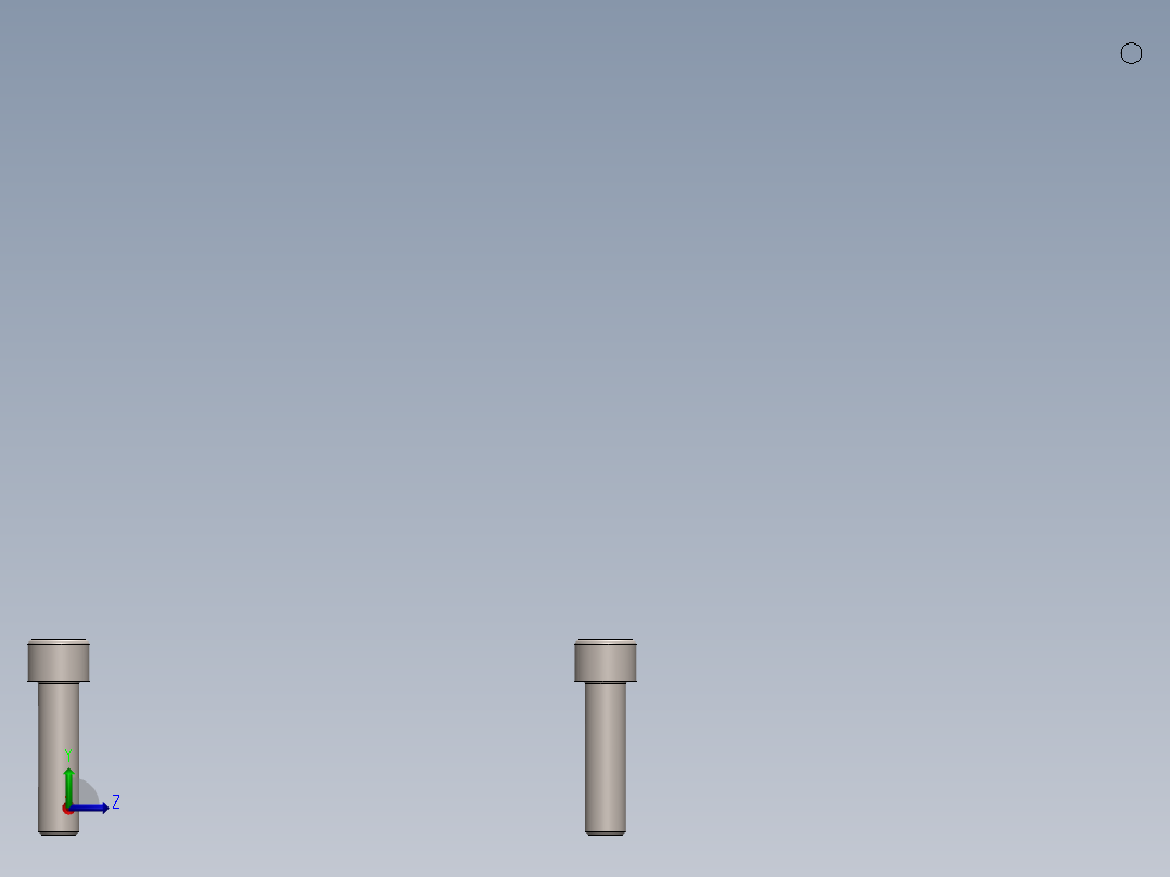 3轴龙门式雕铣机左视图