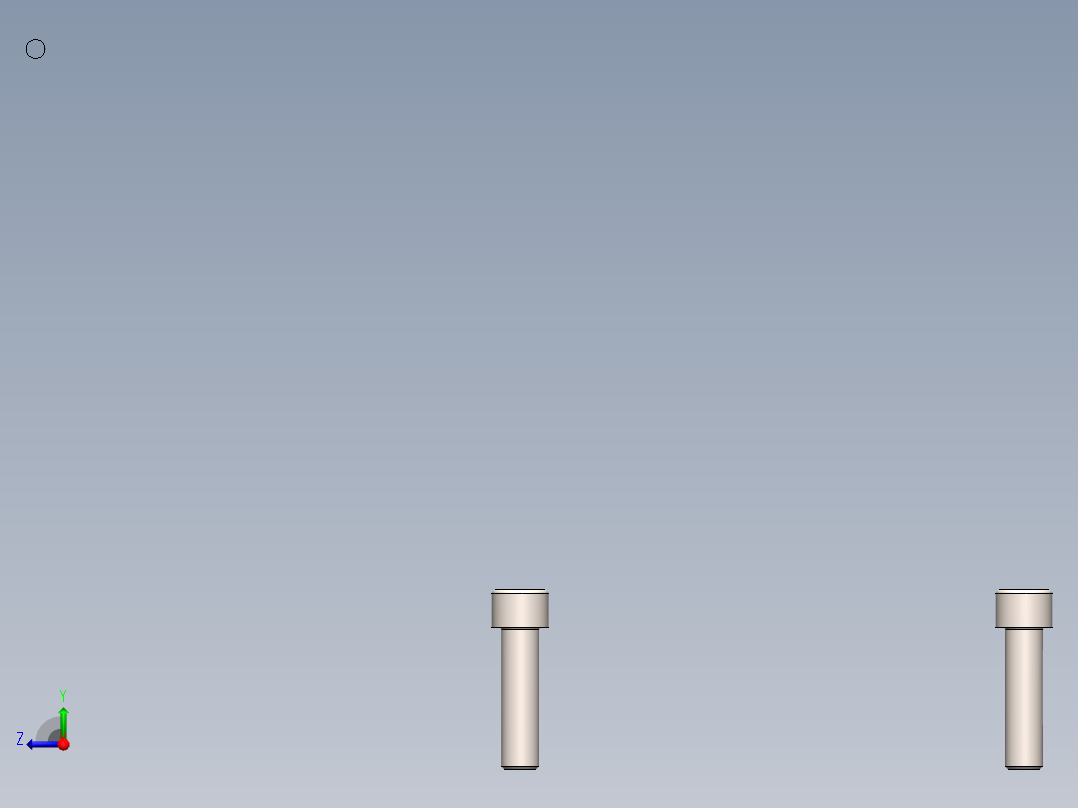 3轴龙门式雕铣机右视图