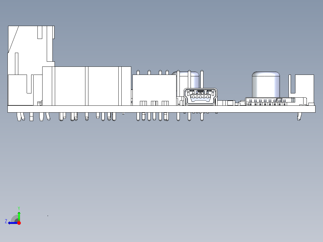 电路板、主板(191)右视图