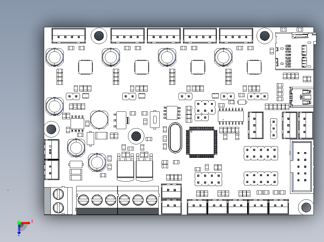 电路板、主板(191)俯视图