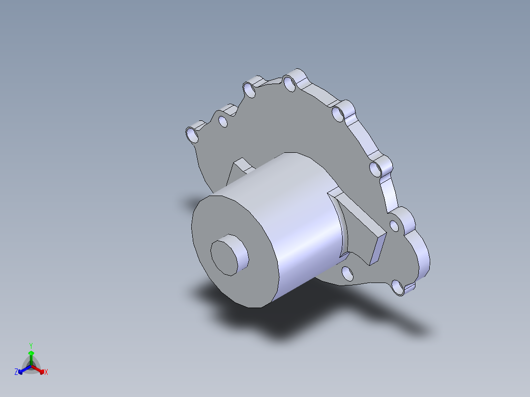 MZR WP103BHD正等轴测图