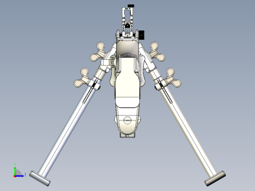 手枪左轮冲锋枪老式狙击步枪设计3D图纸bar-m1912a2-1 2 STP左视缩略图